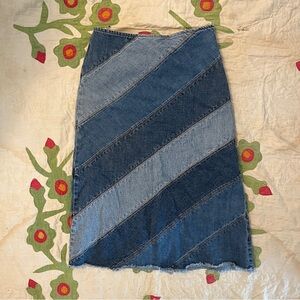 Vintage denim/ jean skirt